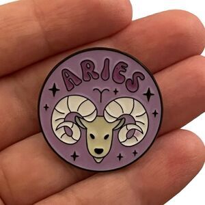 Aries Horoscope Astrology Enamel Pin